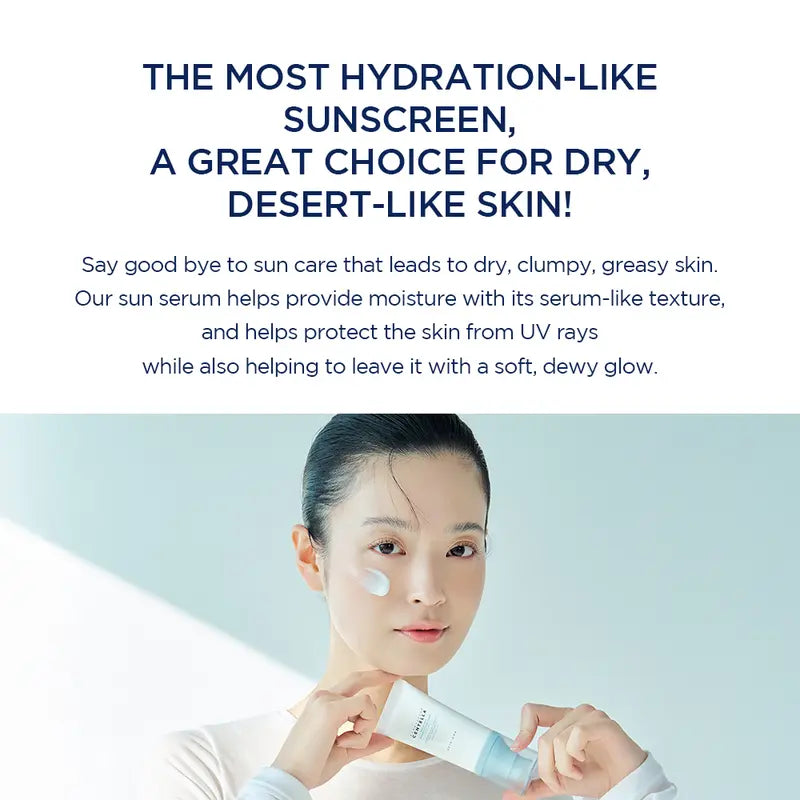 ⏰Limited Time Offer: Buy 1 Get 1 FREE - Hyalu-Cica Water-Fit Sun Serum UV - Daily Use, Korean Sunscreen, Sunscreen for Sensitive Skin