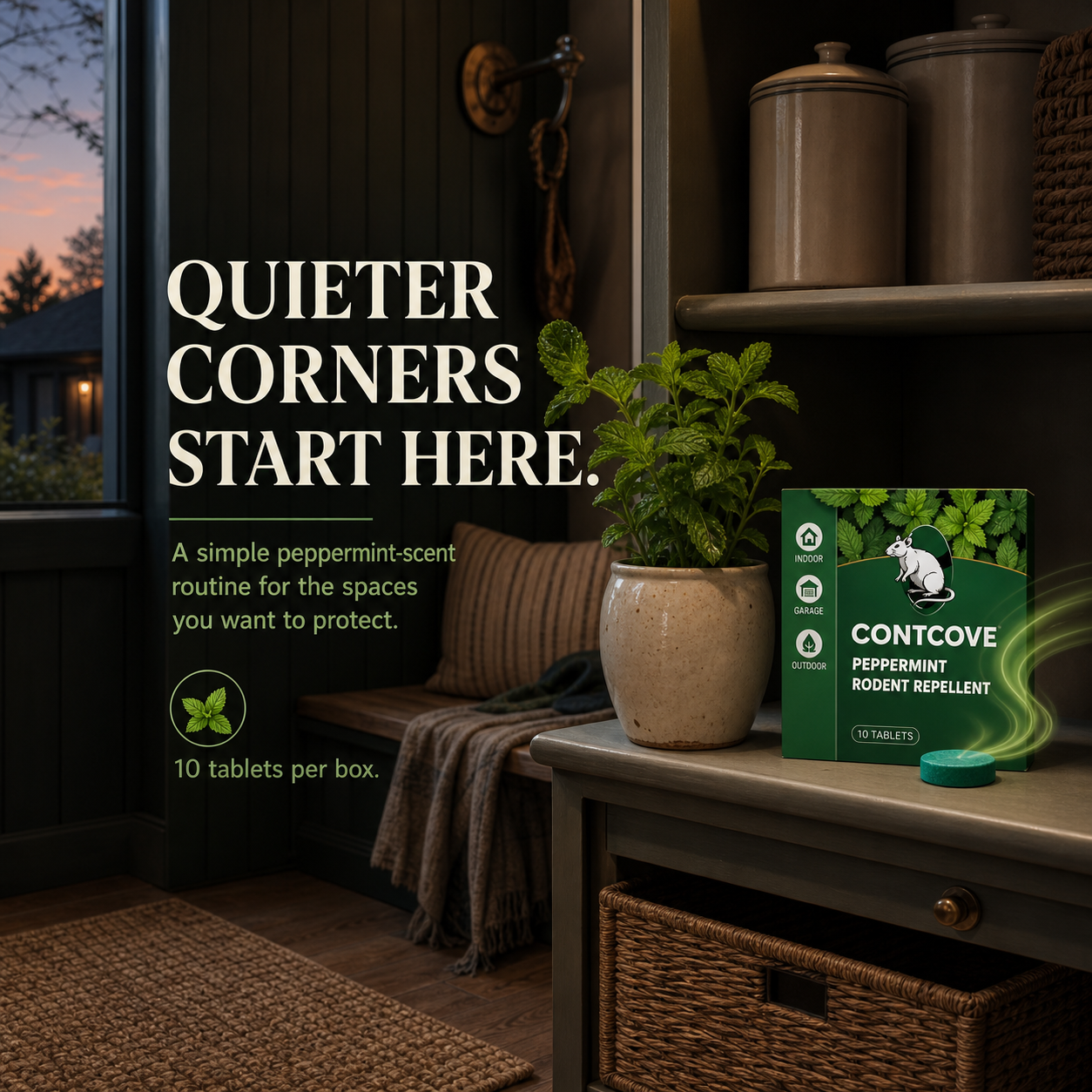 CONTCOVE peppermint rodent repellent final home-care scene