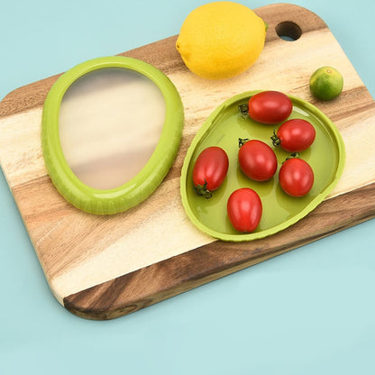 🥑🍅Silicone fruit storage box/ Silicone Food Savers for Fridge – Onion Saver, Avocado Keeper, Tomato Saver, Lemon Holder