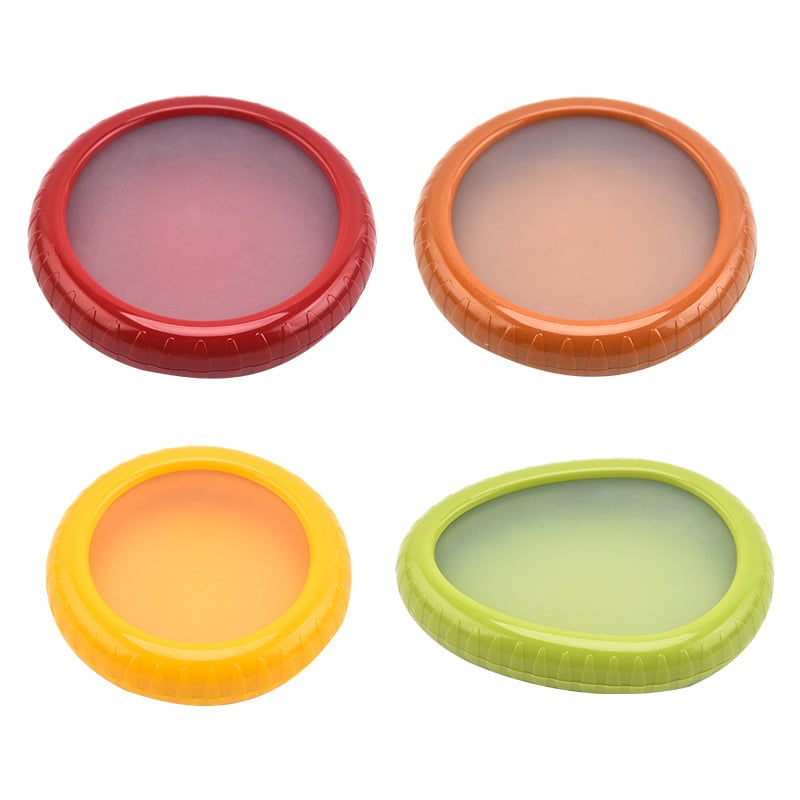 🥑🍅Silicone fruit storage box/ Silicone Food Savers for Fridge – Onion Saver, Avocado Keeper, Tomato Saver, Lemon Holder