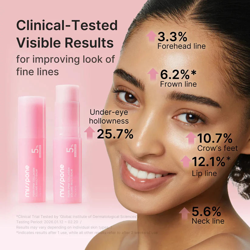 🔥Buy 1 Get 1 Free - PDRN Pink Collagen Volume Multi Balm - Korean Skincare