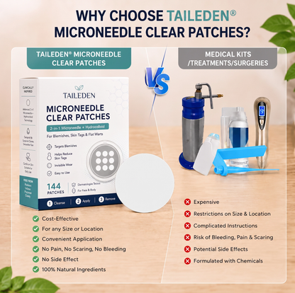 ✨2-in-1 Microneedle & Hydrocolloid Patch🍀| Invisible Patches for Face & Body