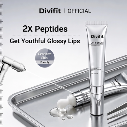 ✨Buy 2 Get 1 Free - 💧Divifit Peptide Lip Renewal Serum – Lip Repair & Hydration Treatment for Lip Lines, Uneven Tone & Dry Lips