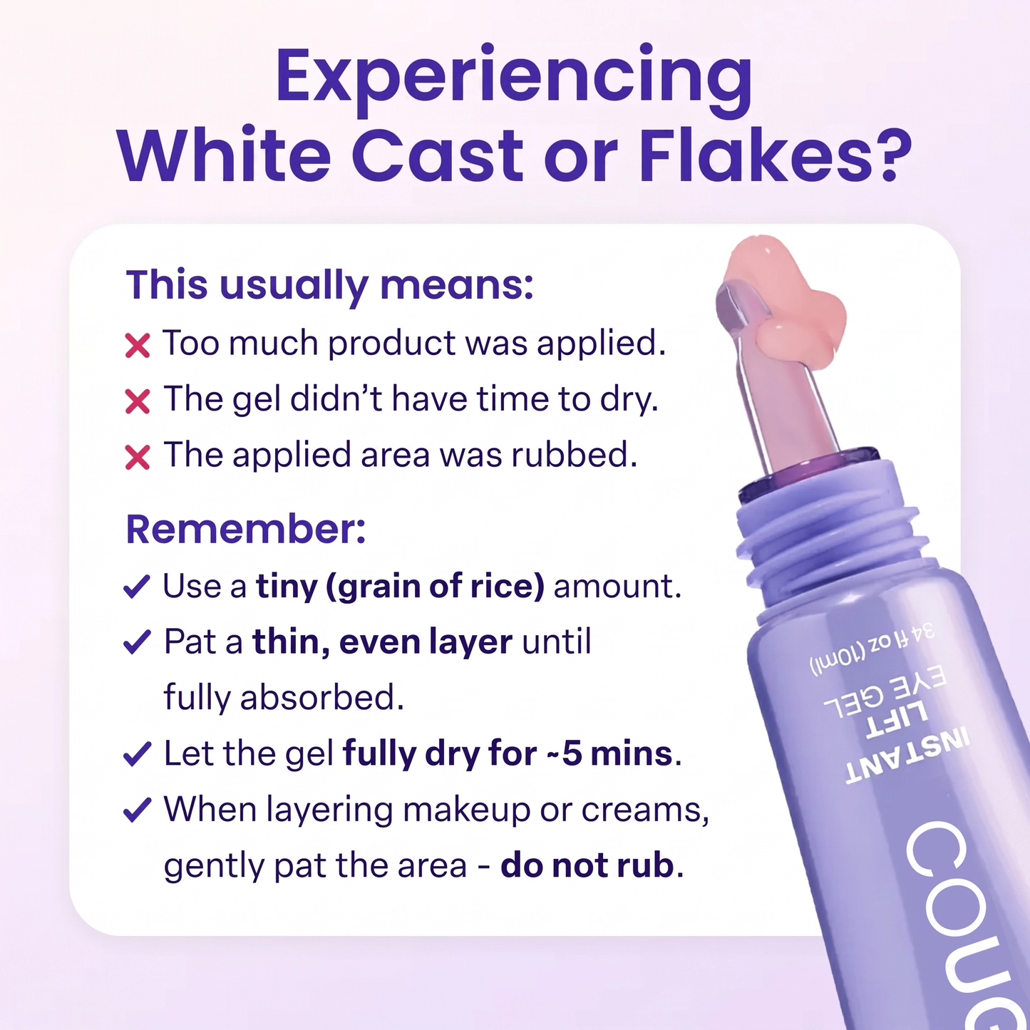 ⏰Limited Time Offer: Buy 1 Get 1 FREE - COUGEX Instant Lift Eye Gel - Care for Men & Women with Under Eye Brightener