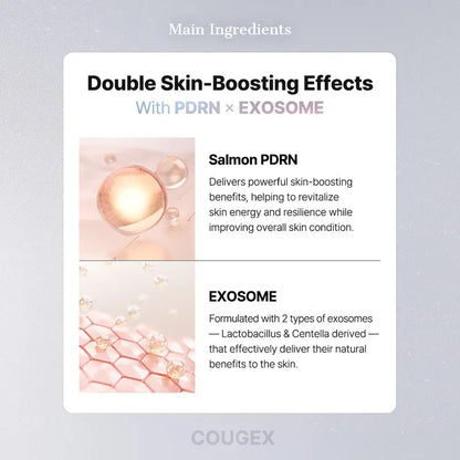 ✨ [COUGEX Official] PDRN EXOSOME Skinplaning Glaze Mask (50ml) | SILICONE BRUSH INCLUDED, COLLAGEN PEEL MASK, PDRN + EXOSOME