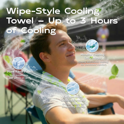 ✨Buy 2 Get 1 Free - 🧊Instant Cooling Body Wipes – Fast Cooling Relief | 10 Wipes Per Pack