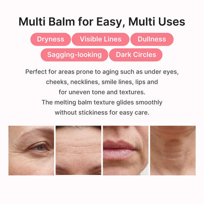 🔥Buy 1 Get 1 Free - PDRN Pink Collagen Volume Multi Balm - Korean Skincare