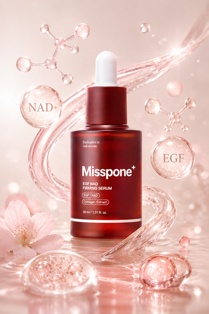 NAD+ EGF Firming Serum | NAD+, EGF, Collagen Extract, Anti-aging, Plumping, Radiance Boosting Serum | Cares for Look of Fine Lines, Skin Elasticity & Firmness For Youthful-looking Skin (30ml / 1.01 fl. oz.) | Korean Skincare, K-Beauty