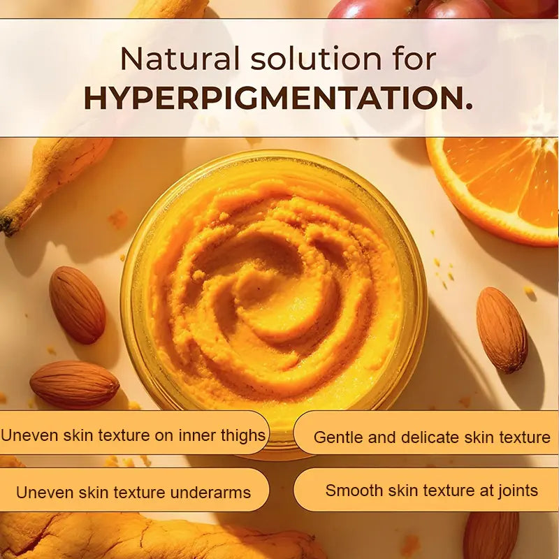 ⏰Low Stock - Buy 1 Get 1 Free Turmeric Nourishing Scrub-Gently exfoliates while deeply hydrating the skin