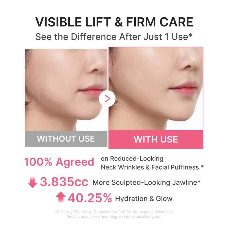 💖Buy 1 Get 1 Free - 🧬PDRN Collagen Gua Sha Neck Wrinkle Cream | Built-In Gua Sha Massager with Volufiline 5% + PDRN | Korean Skincare