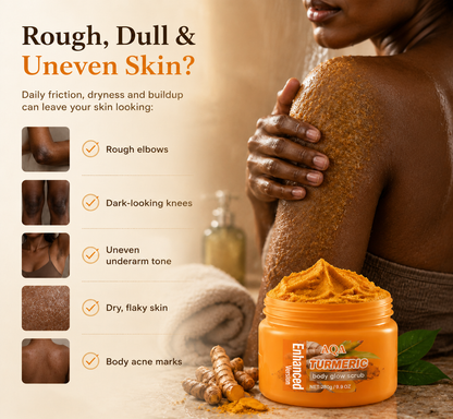⏰Low Stock - Buy 1 Get 1 Free Turmeric Nourishing Scrub-Gently exfoliates while deeply hydrating the skin