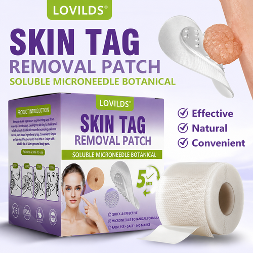 💖BUY 2 GET 1 FREE -✨LOVILDS™ SOLUBLE MICRONEEDLE BOTANICAL SKIN TAG REMOVAL PATCH