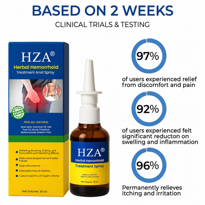 HZA Herbal Hemorrhoid Treatment Anal Spray Pro