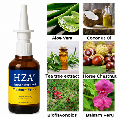 HZA Herbal Hemorrhoid Treatment Anal Spray Pro