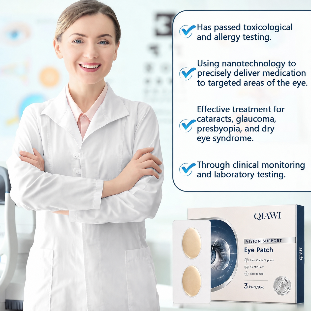 QIAWI®  Vision Support Eye Patch👁️✨