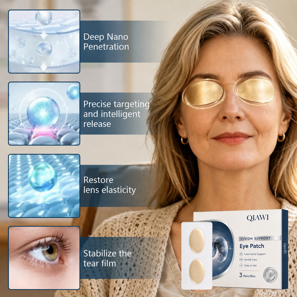 QIAWI®  Vision Support Eye Patch👁️✨