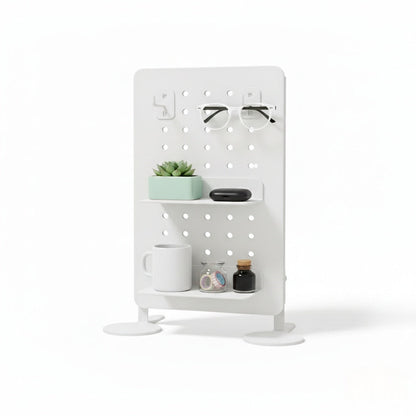 Metal Desktop Pegboard Organizer Set