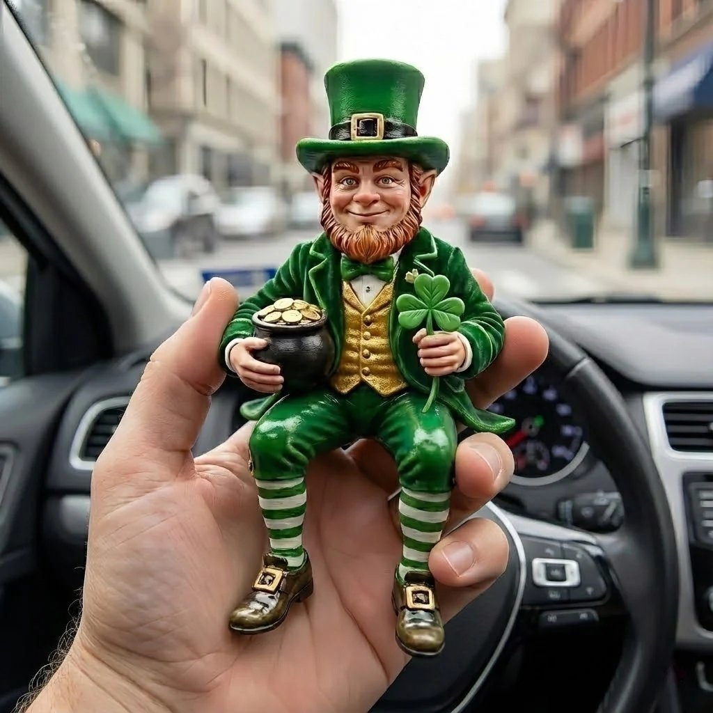 St. Patrick’s Day Decorative Figurine Serene Desk Companion