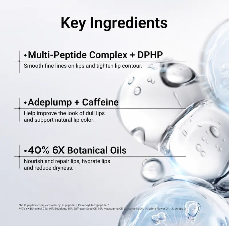 ✨Buy 2 Get 1 Free - 💧Divifit Peptide Lip Renewal Serum – Lip Repair & Hydration Treatment for Lip Lines, Uneven Tone & Dry Lips