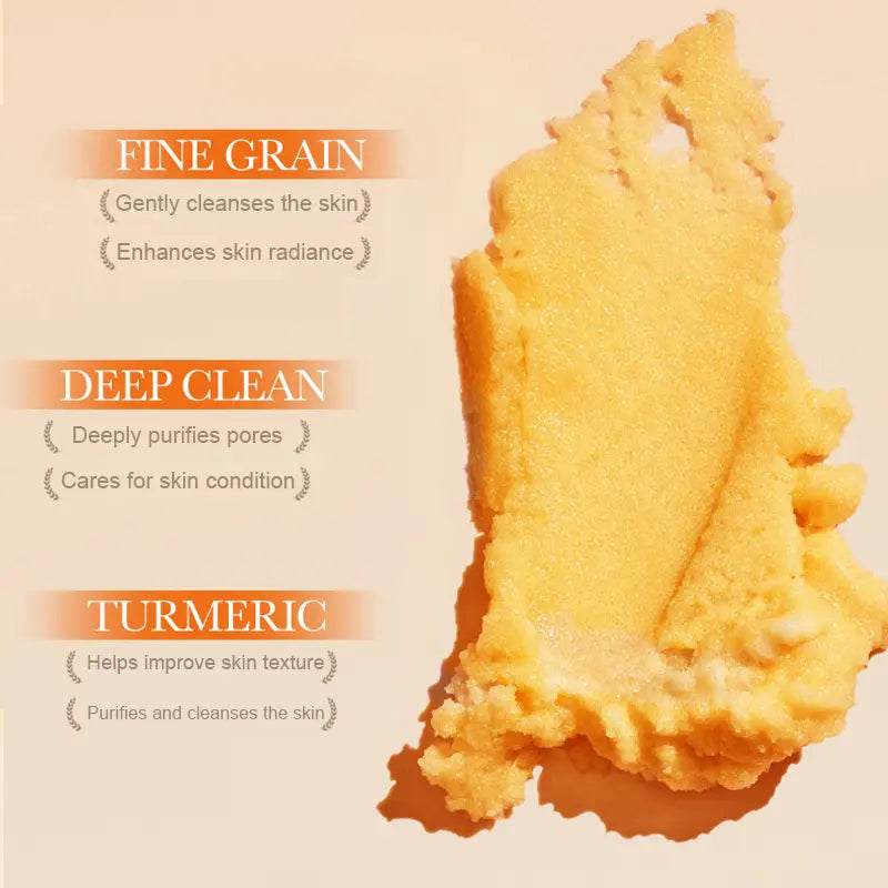 ⏰Low Stock - Buy 1 Get 1 Free Turmeric Nourishing Scrub-Gently exfoliates while deeply hydrating the skin